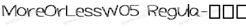 MoreOrLessW05 Regula字体转换